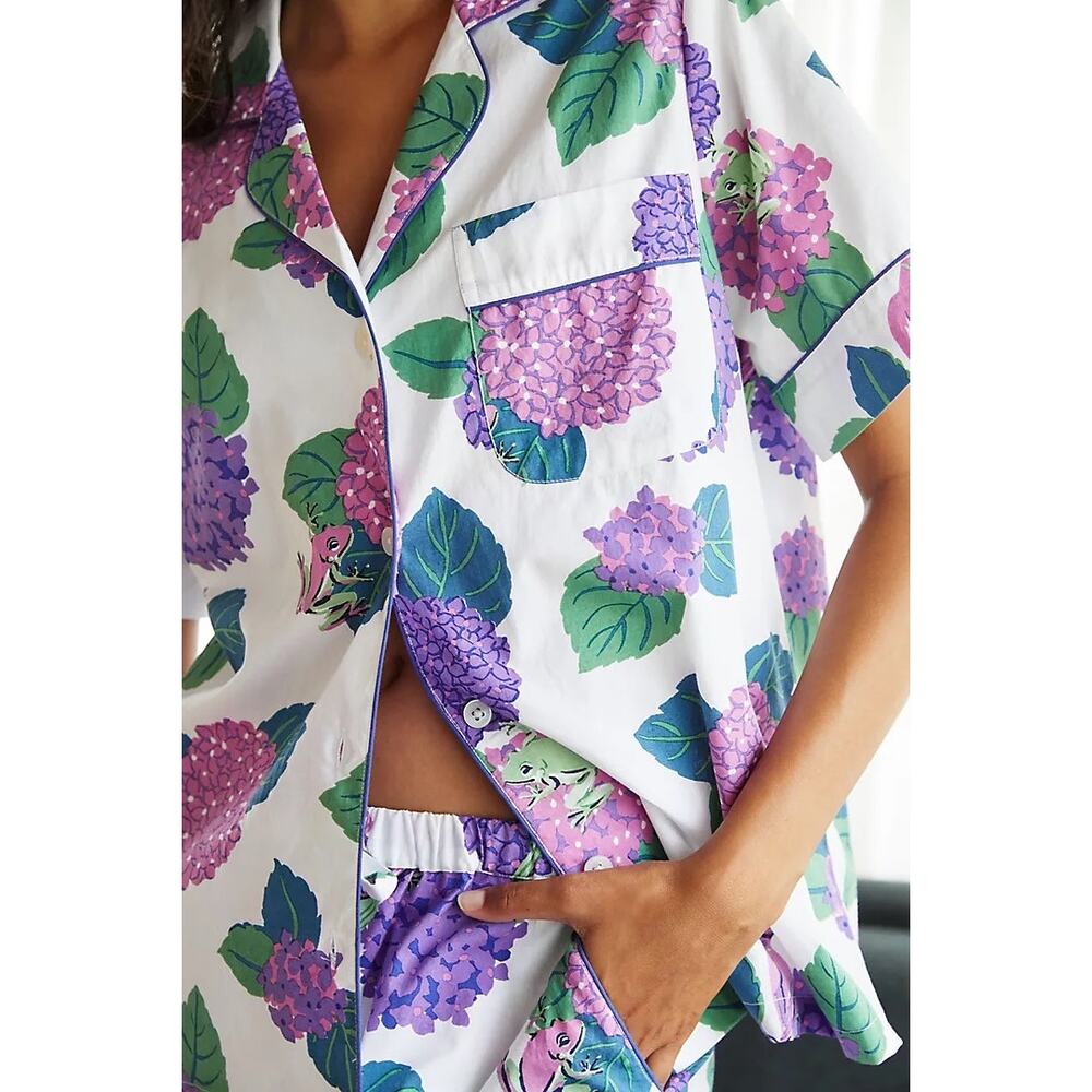 Printfresh Hydrangea Hideaway 2pc Organic Cotton … - image 5